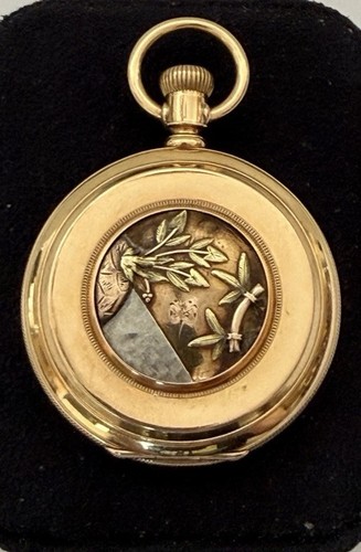 Rare 18k hunting case - rare,